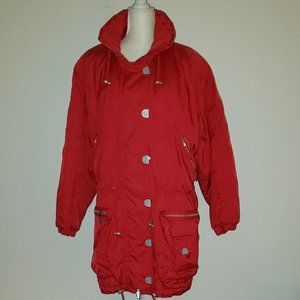 🔥$5 Ship SALE🔥 Vintage HEAD Utility Waterproof Jacket Warm Pockets Drawstring